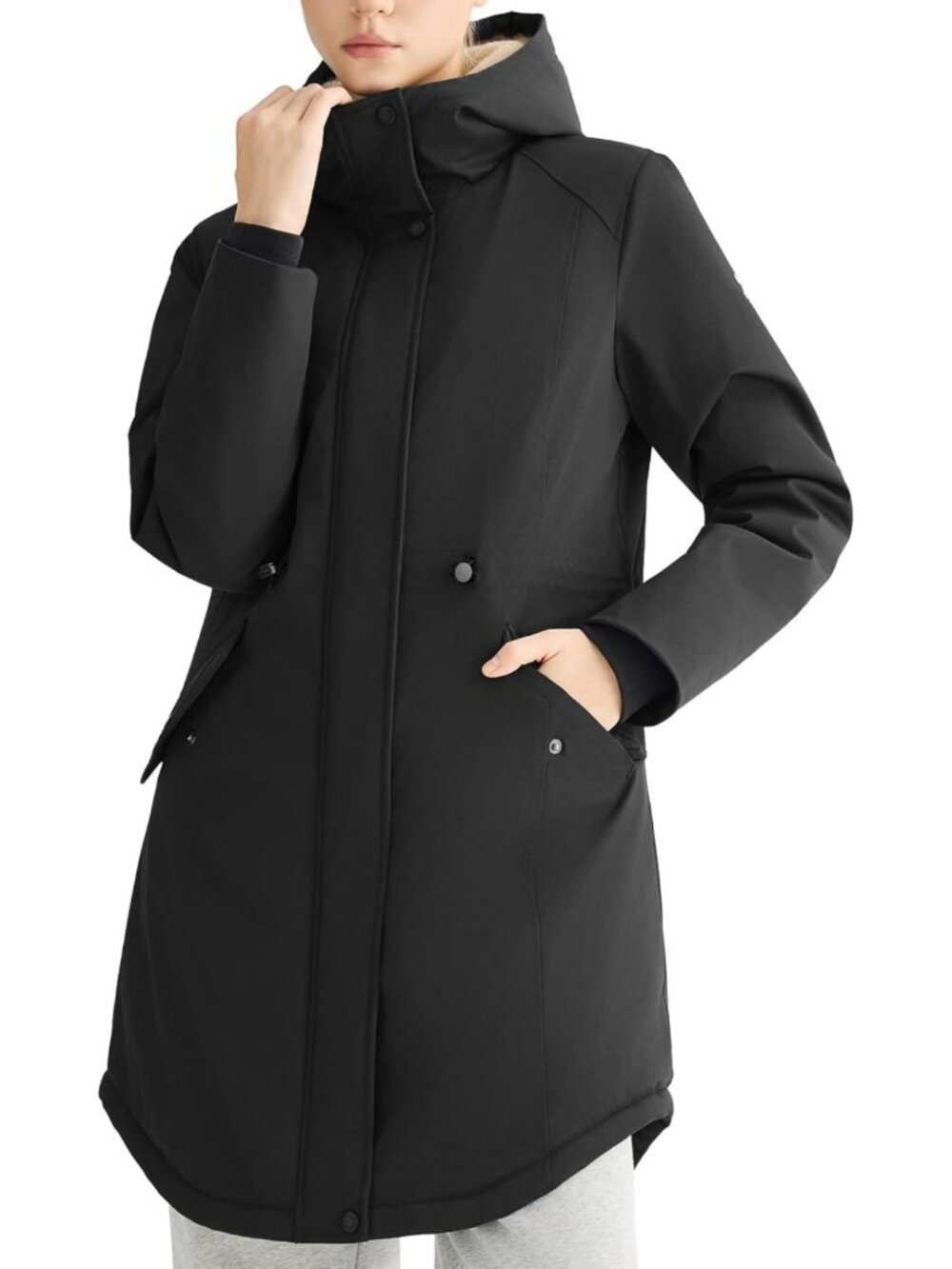 Cozy Women's Winter Puffer Jacket - Thick Fleece Lined, Warm & Stylish Coat